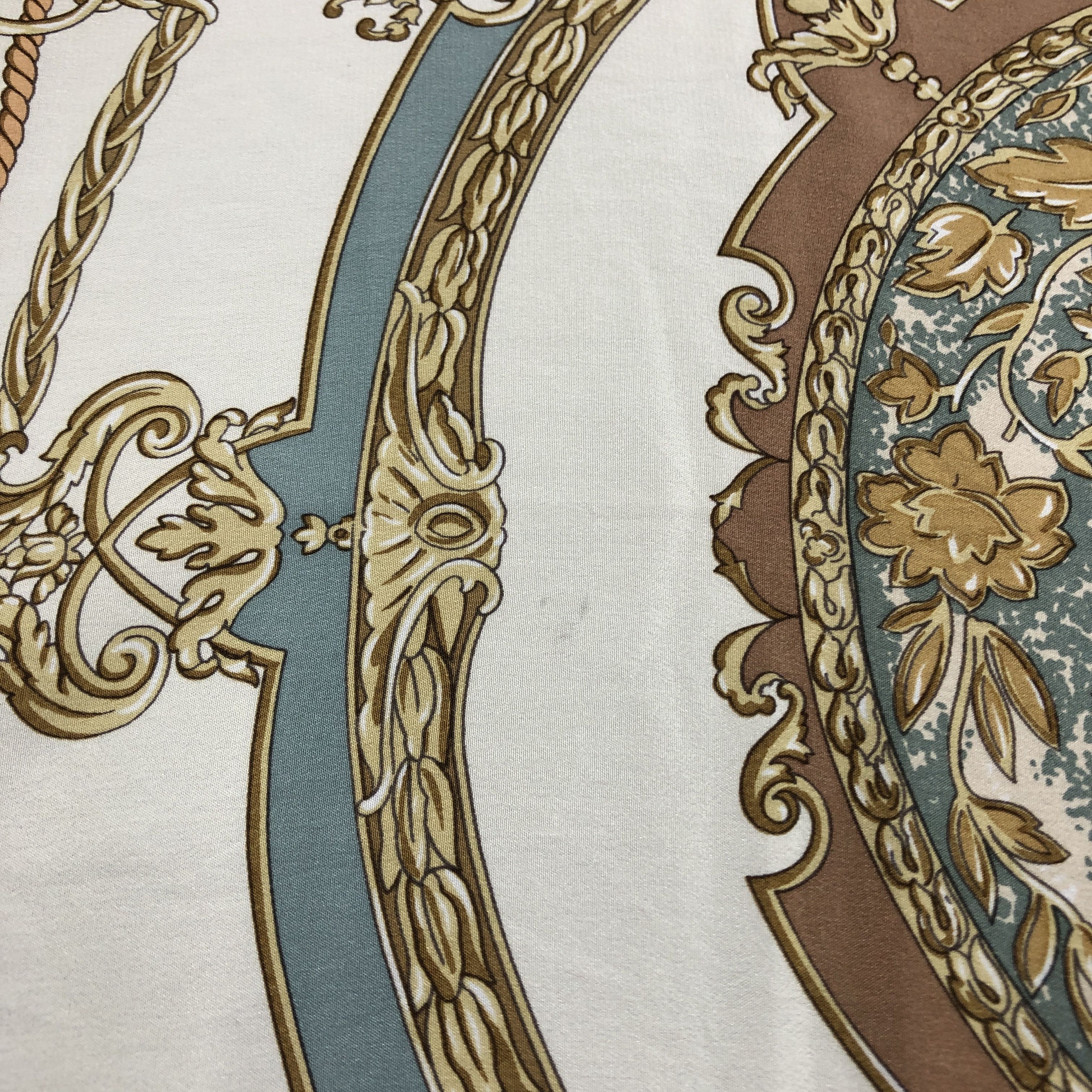 Aquascutum × Vintage Vintage Aquascutum SILK Scarf Twill Stole Wraps Scarves Size ONE SIZE - 17 Thumbnail