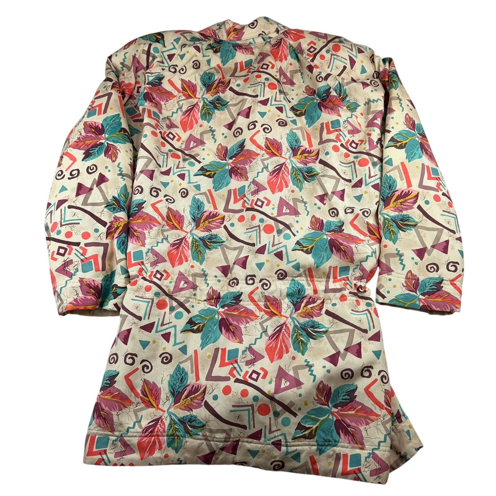 Other Marguerite Li Silk Blazer Jacket 2X Tropical Print Size XXL / US 16-18 / IT 52-54 - 2 Thumbnail