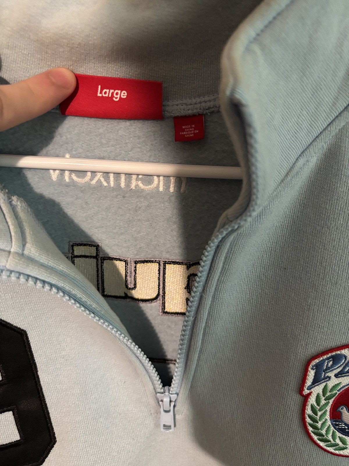 Supreme Supreme Equipé Half Zip Sweatshirt SS24 Size US L / EU 52-54 / 3 - 4 Thumbnail