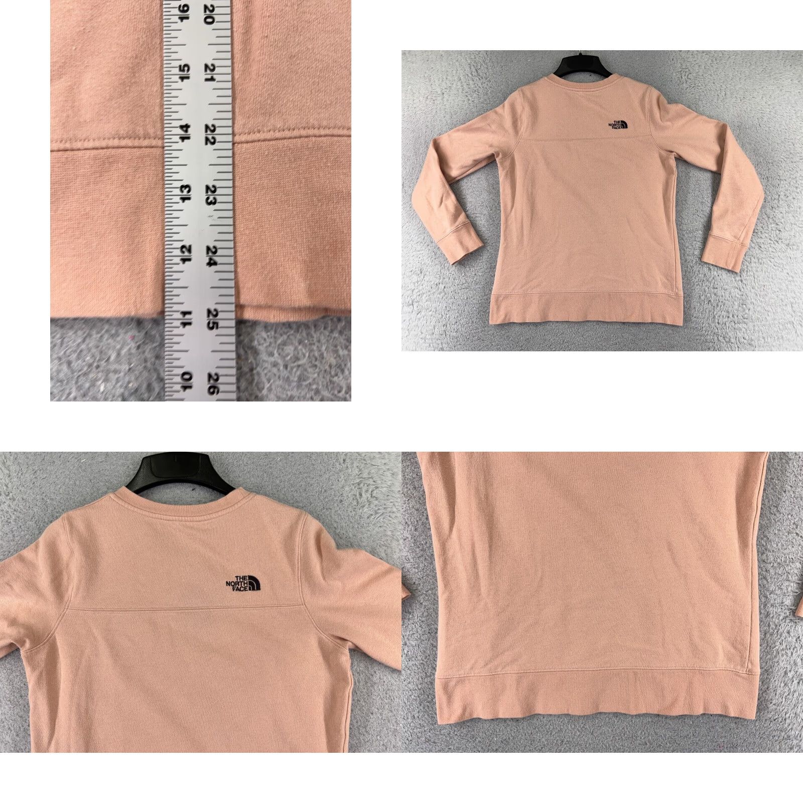 The North Face The North Face Sweater Womens Medium Orange Pullover Cotton Blend Long Sleeve Crew Neck Casual Outdoor Logo Size M / US 6-8 / IT 42-44 - 9 Thumbnail