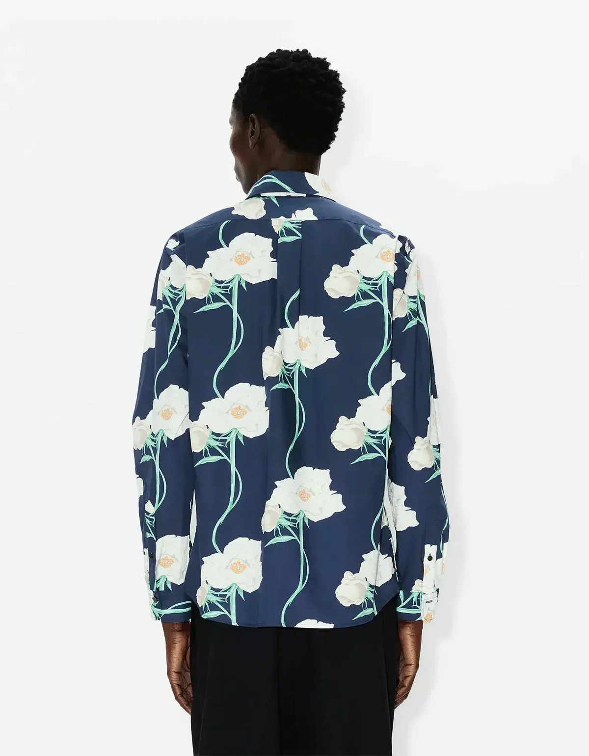 Kenzo Kenzo Archive Rose Blue Shirt SIZE 40 Size US L / EU 52-54 / 3 - 4 Thumbnail