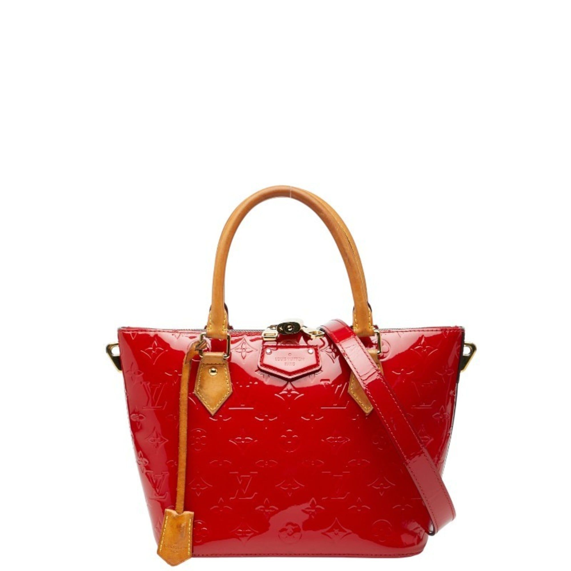 Louis Vuitton Louis Vuitton Monogram Vernis Montebello PM Handbag/Shoulder Bag, 2-Way, M90165, Cerise Red Patent Leather, Women's, LOUIS VUITTON Size ONE SIZE - 1 Thumbnail
