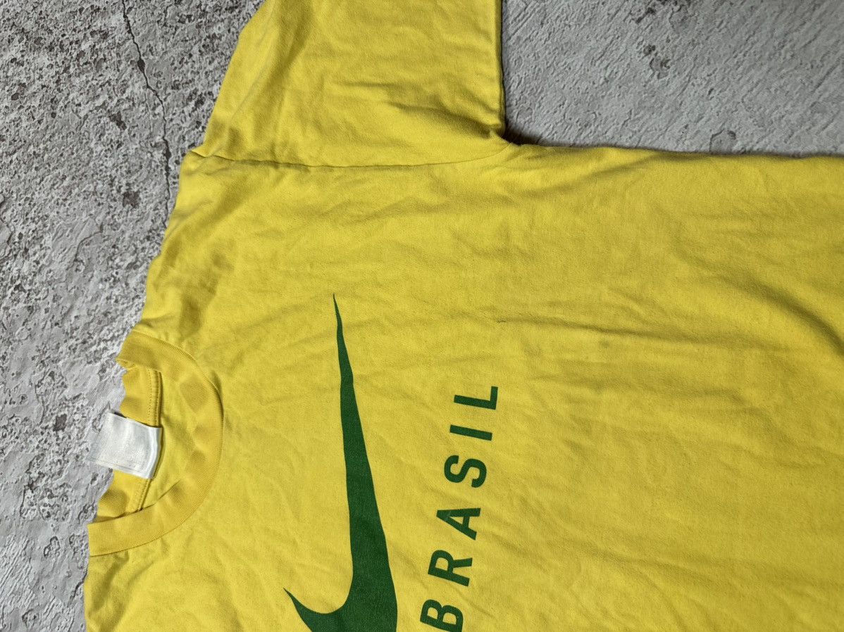 Nike Vintage nike x brasil t shirt spellout Size US M / EU 48-50 / 2 - 2 Thumbnail
