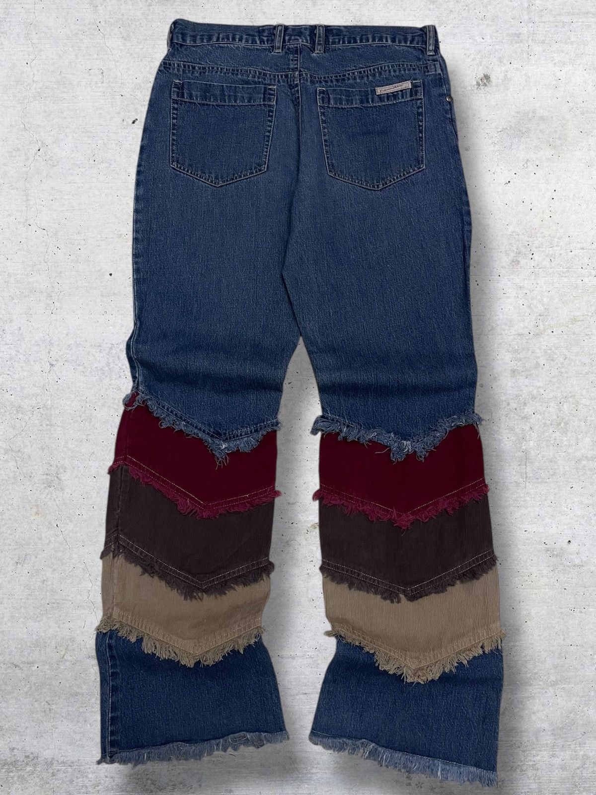Beauty Beast VINTAGE FANTASTIC JAPAN 90S DESIGNER KINKY FLARED OG DENIM Size US 30 / EU 46 - 7 Thumbnail
