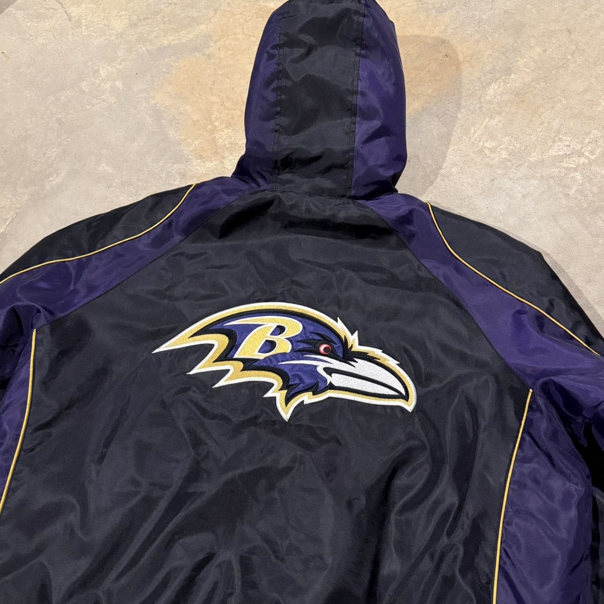 Vintage Vtg 2000s Baltimore Ravens G-III Quilted Stadium Jacket Y2K Size US XL / EU 56 / 4 - 9 Thumbnail