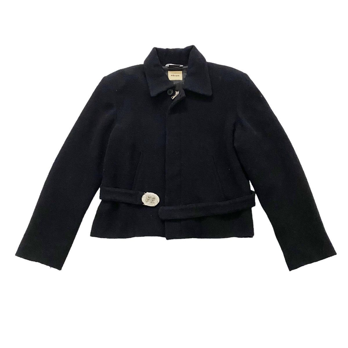 45rpm 45rpm wool cropped zipper jacket made in Italy Size M / US 6-8 / IT 42-44 - 2 Thumbnail
