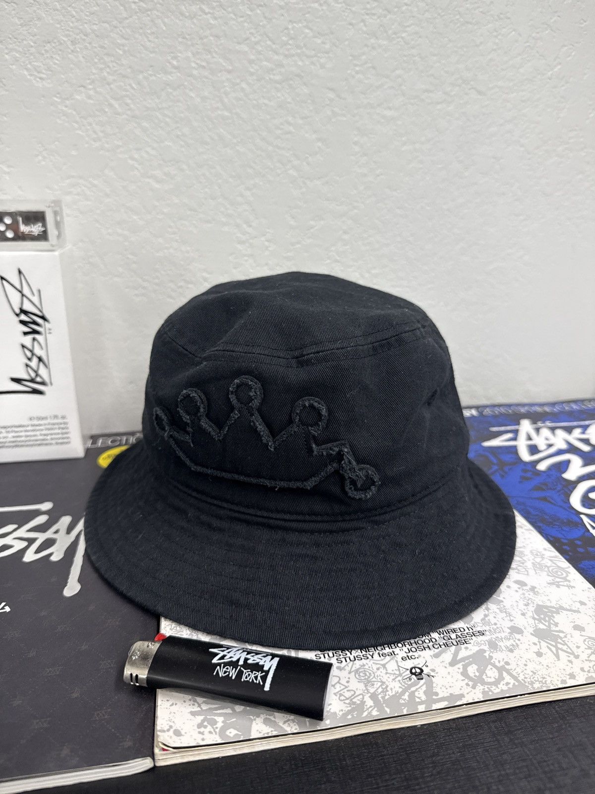 Stussy Crown Bucket Hat Black