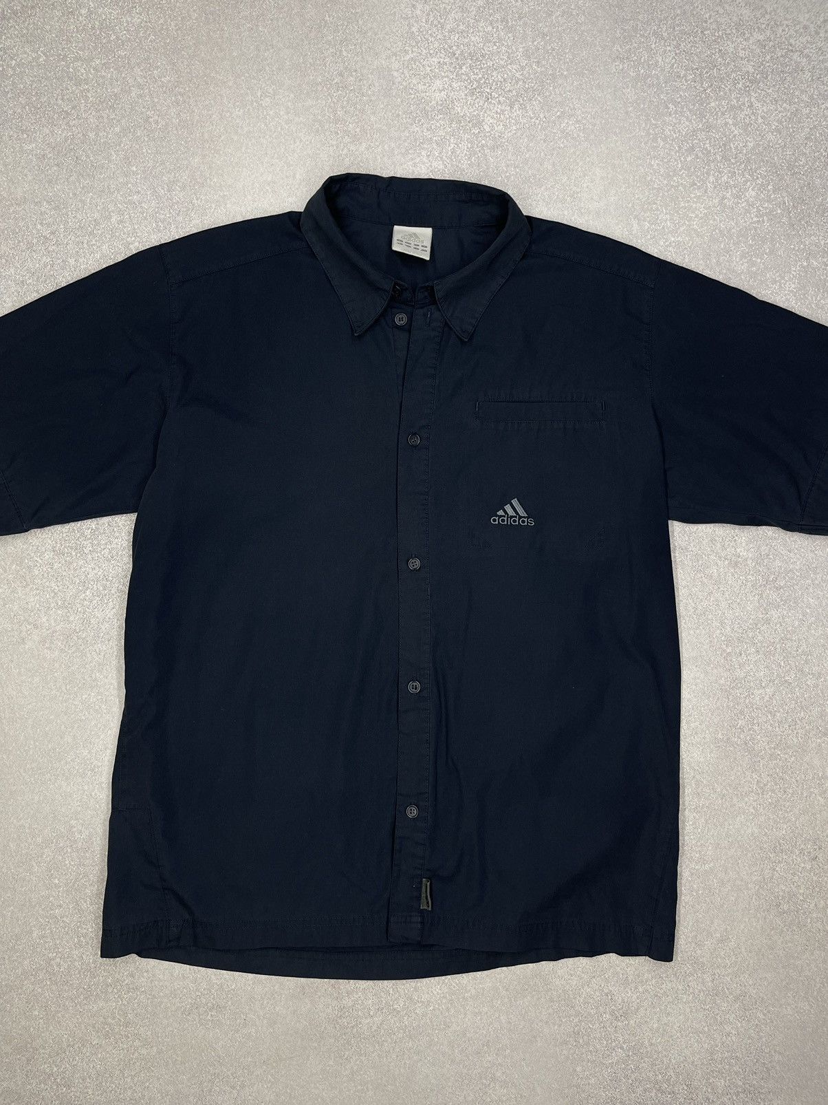 Adidas Vintage Adidas Shirt Navy 2002 Y2K Y3 Yeezy Size US L / EU 52-54 / 3 - 2 Thumbnail