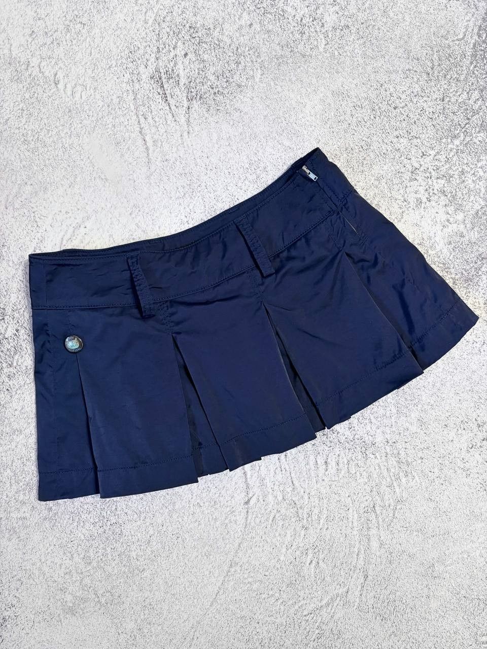 Miss Sixty Miss Sixty Vintage Nylon Pleated Mini Skirt Size 30" / US 8 / IT 44 - 2 Thumbnail