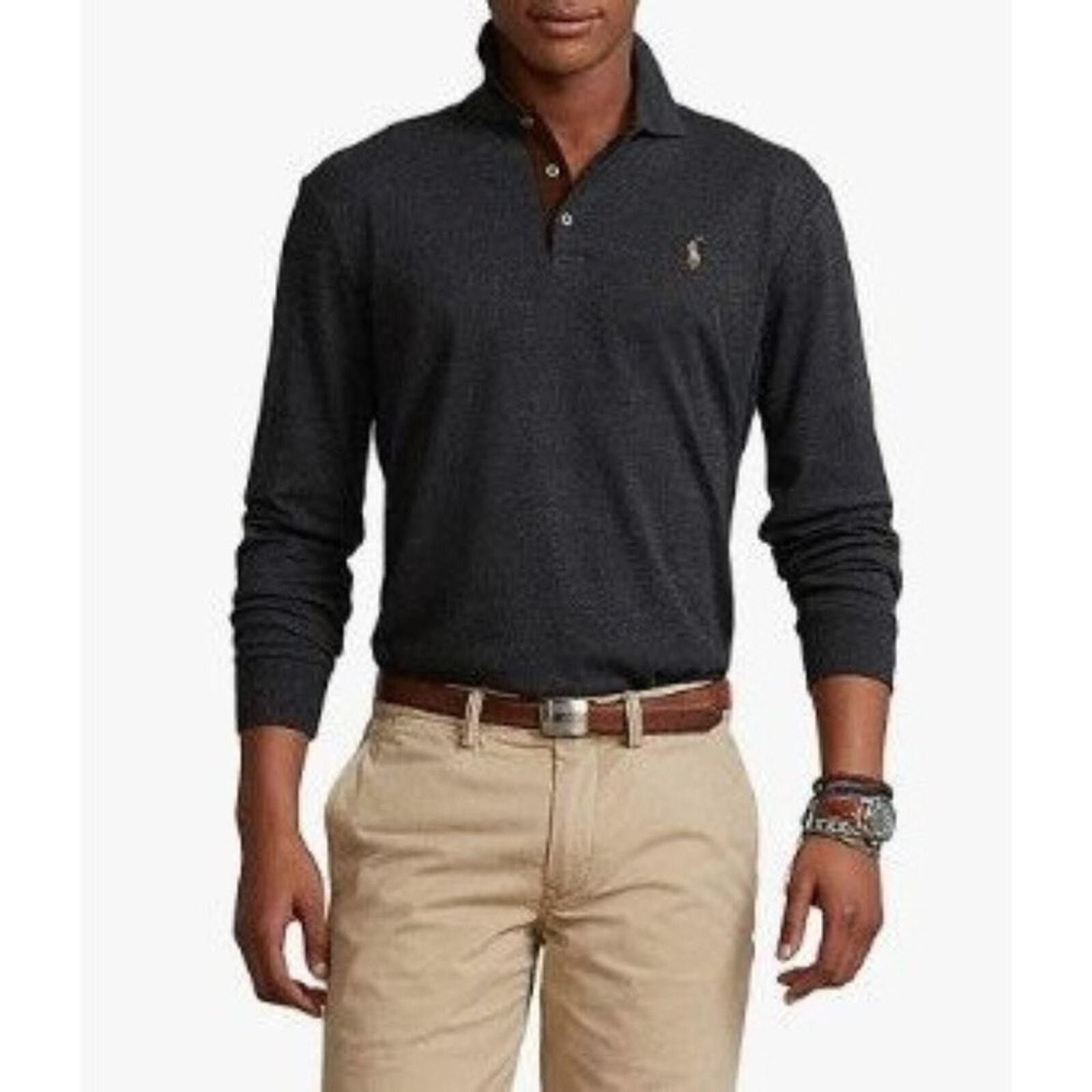 Polo Ralph Lauren Polo Ralph Lauren Flesh Pony Logo Longsleeve Polo Shirt 4XLT Size US XXL / EU 58 / 5 - 3 Thumbnail