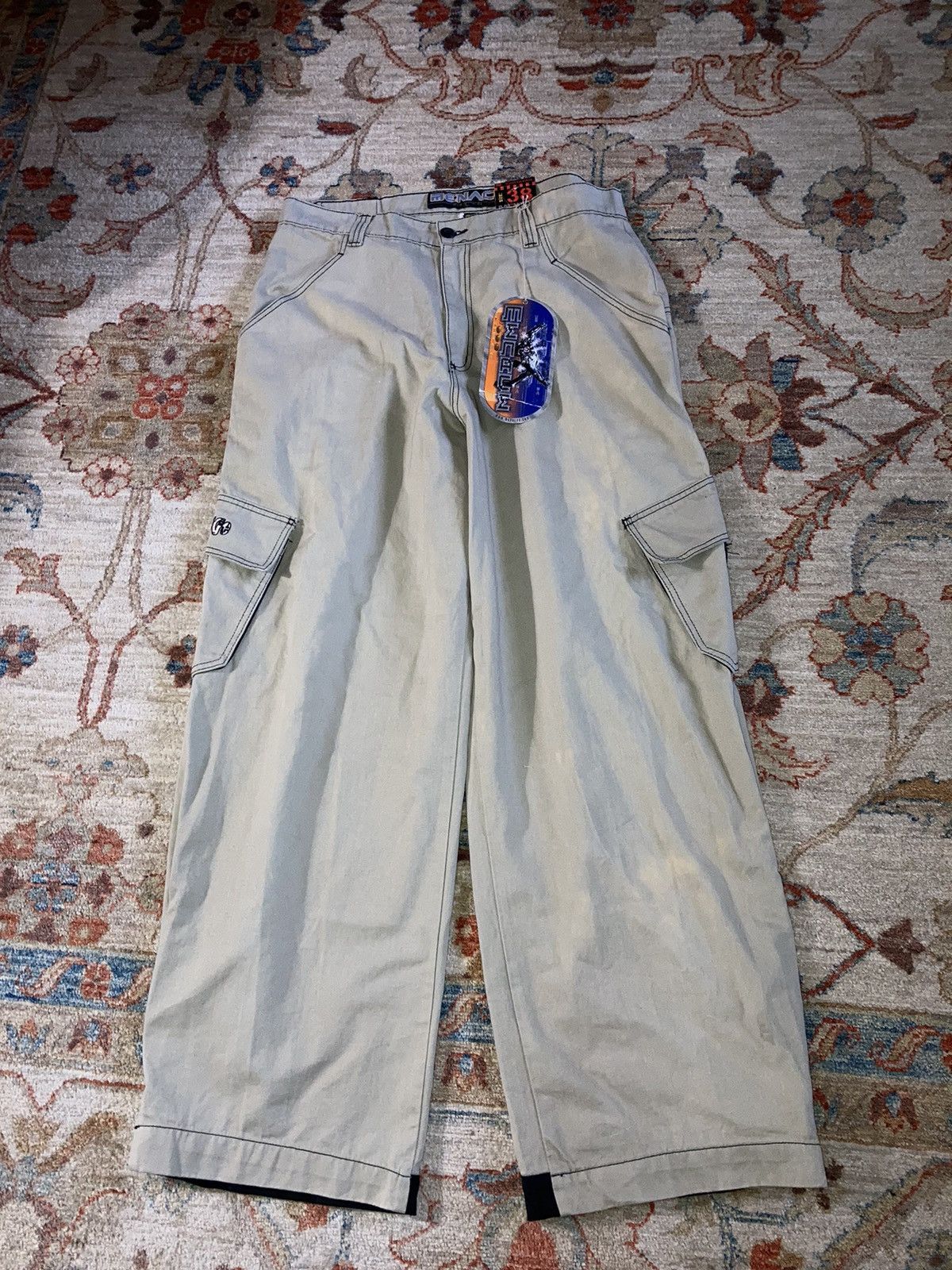 VTG MENACE Rave Pants Cargo Straps 40