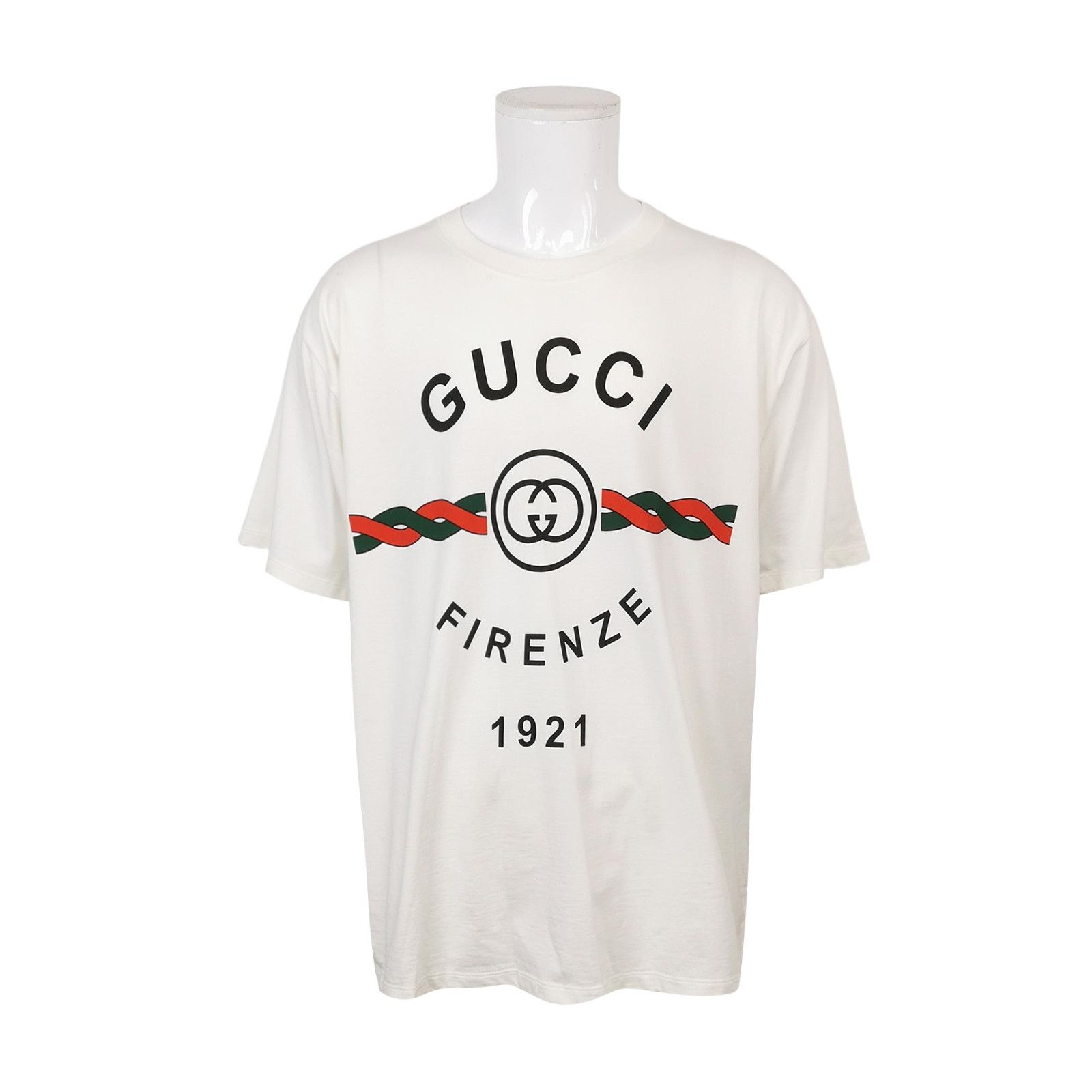 Gucci Gucci Firenze 1921 Print Crew Neck T-Shirt XL Size US XL / EU 56 / 4 - 1 Thumbnail