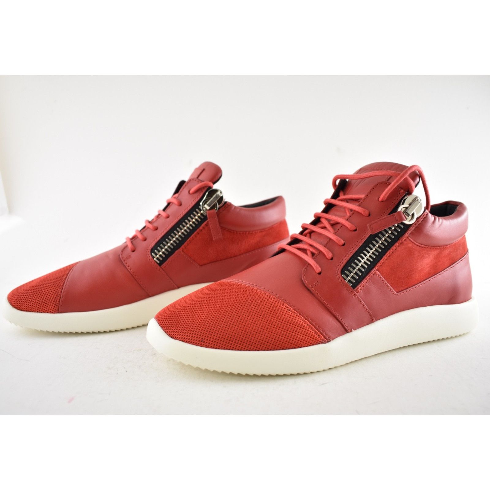 Giuseppe Zanotti Giuseppe Zanotti Megatron Red Low Top Sneaker 43 10 Size US 10 / EU 43 - 9 Thumbnail