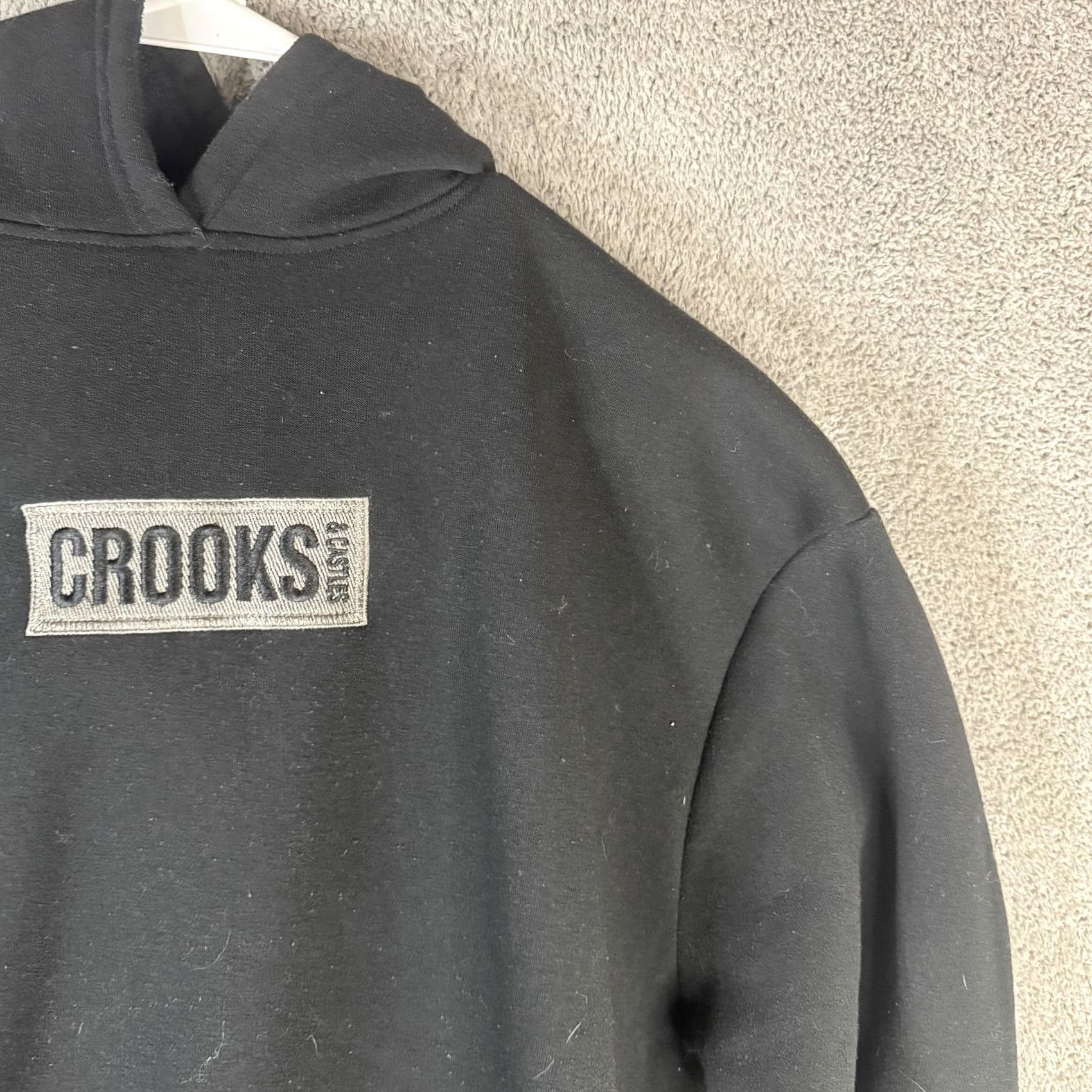 Crooks & Castles Crooks & Castles Hoodie Mens XL Black Fleece Pullover Graphic Logo Sweatshirt Size US XL / EU 56 / 4 - 4 Thumbnail