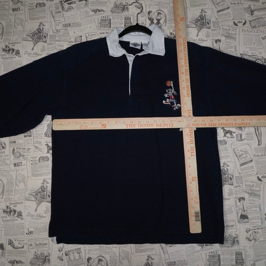 Acme Clothing Medium - Vintage Y2K Acme looney tunes buggs bunny rugby tee Size US M / EU 48-50 / 2 - 5 Thumbnail