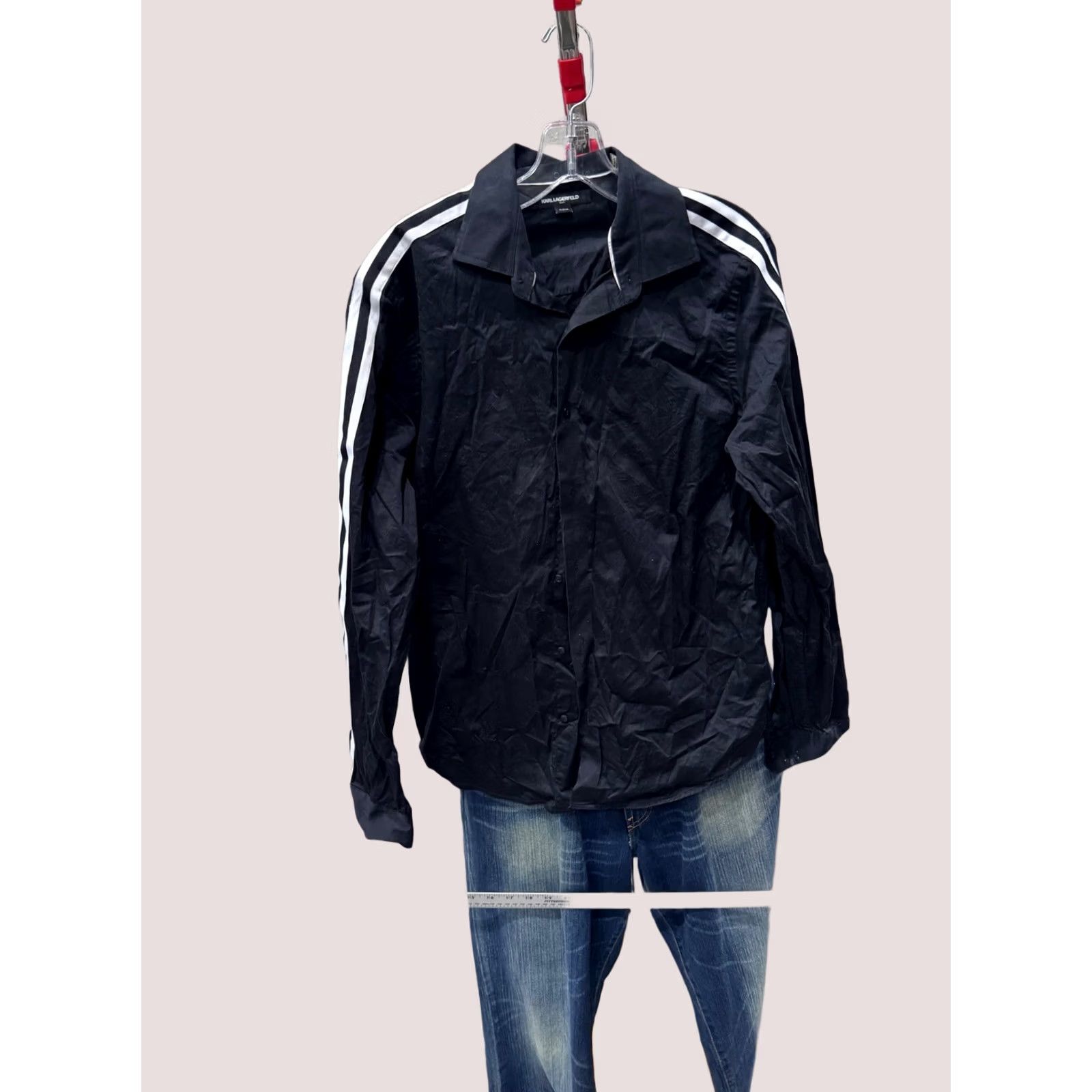 Karl Lagerfeld Karl Lagerfeld LONG SLEEVE SHIRT Medium M Slim Mens Multicolor Size US M / EU 48-50 / 2 - 1 Thumbnail