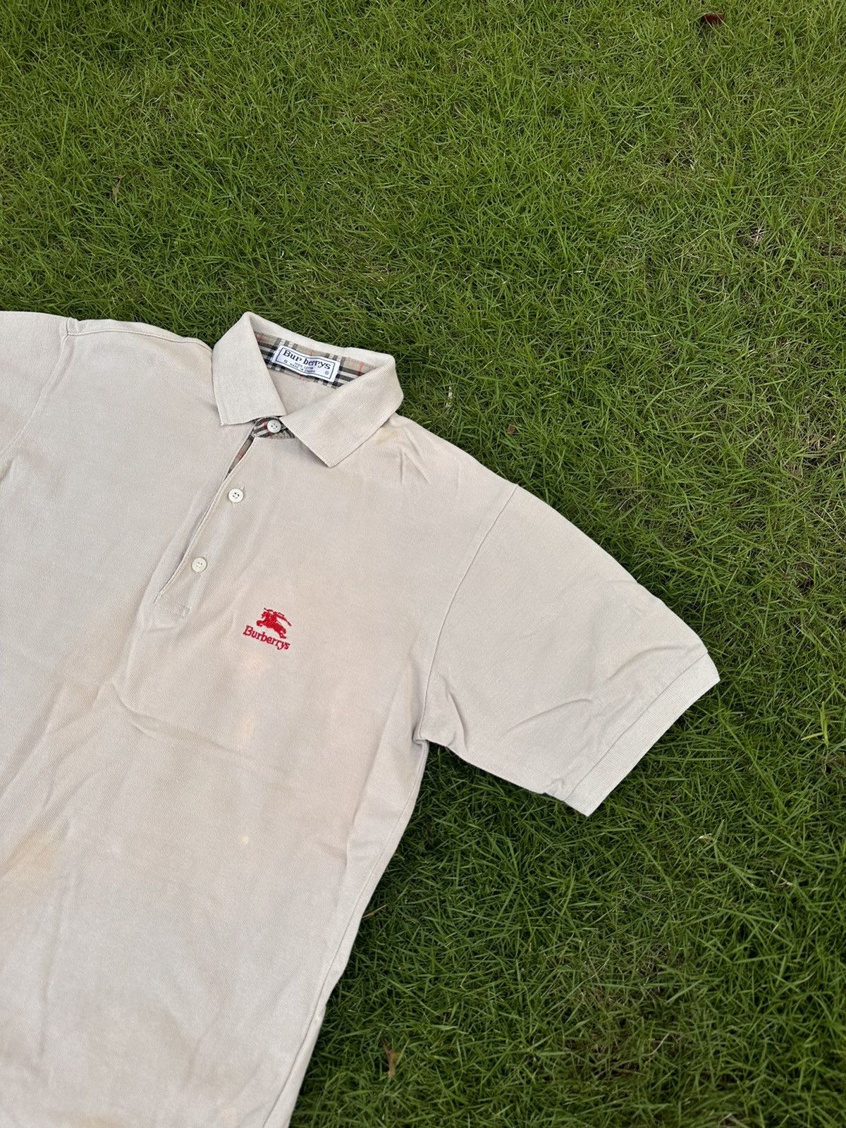 Burberry × Vintage BURBERRY VINTAGE BASIC LOGO POLO T-SHIRT Size US S / EU 44-46 / 1 - 2 Thumbnail