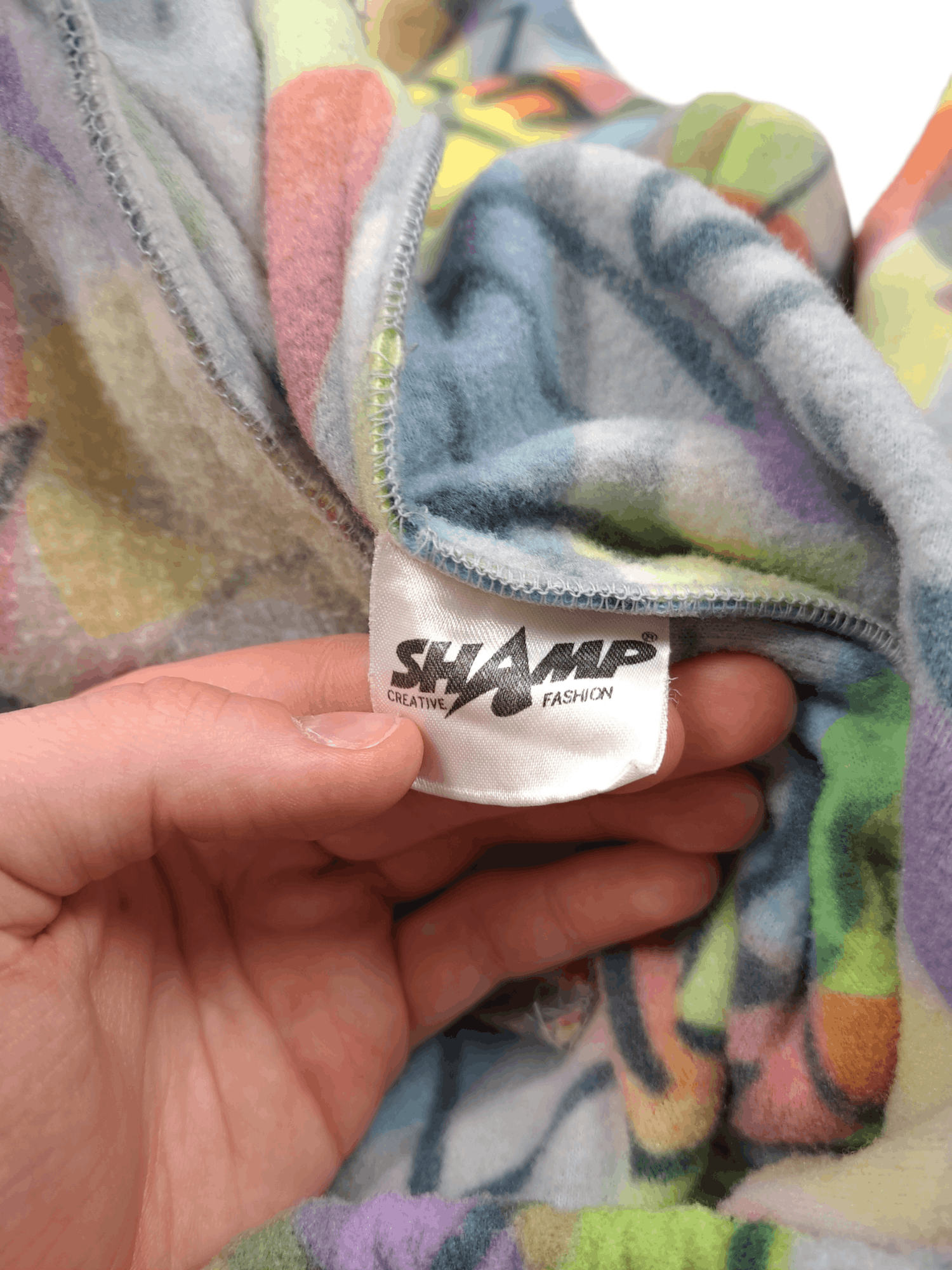 Other 💎 80's Retro Multicolor Crazy Fleece Half Zip Jacket Size US M / EU 48-50 / 2 - 7 Thumbnail