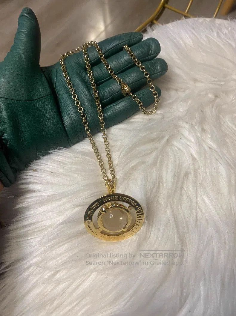 Vivienne Westwood Vivienne Westwood Large gold orb necklace Size ONE SIZE - 5 Thumbnail