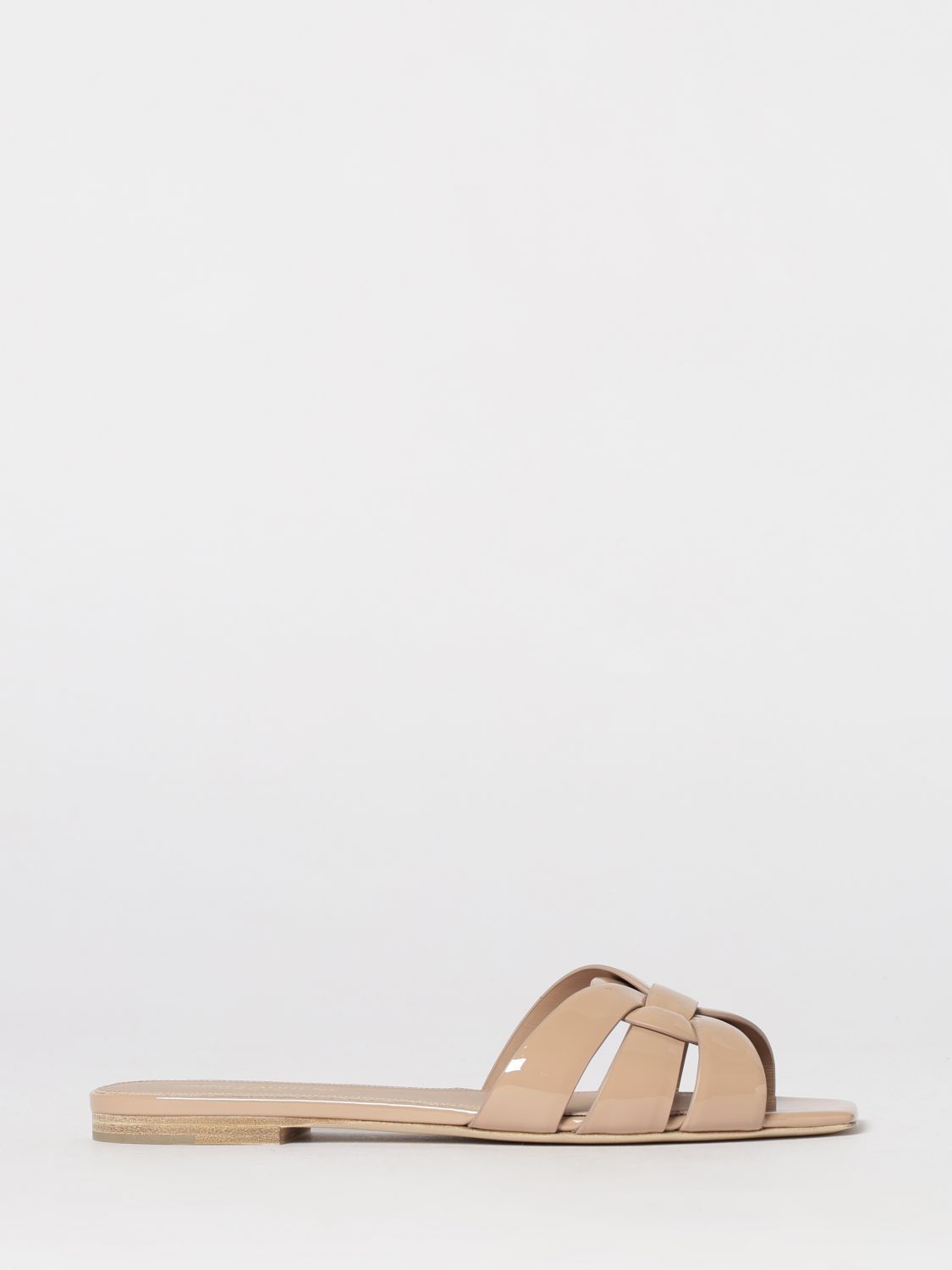 Saint Laurent Heeled Sandal Woman Nude