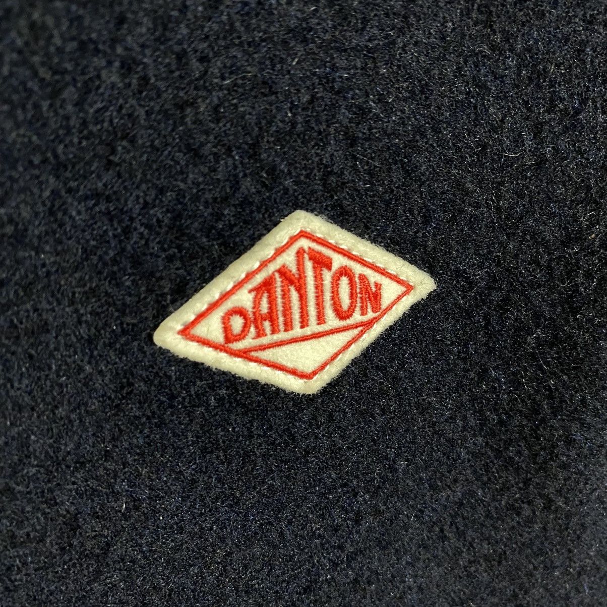 Danton Vintage Danton Vetements Travail Hoodie Wool Button Jacket Size US S / EU 44-46 / 1 - 7 Thumbnail
