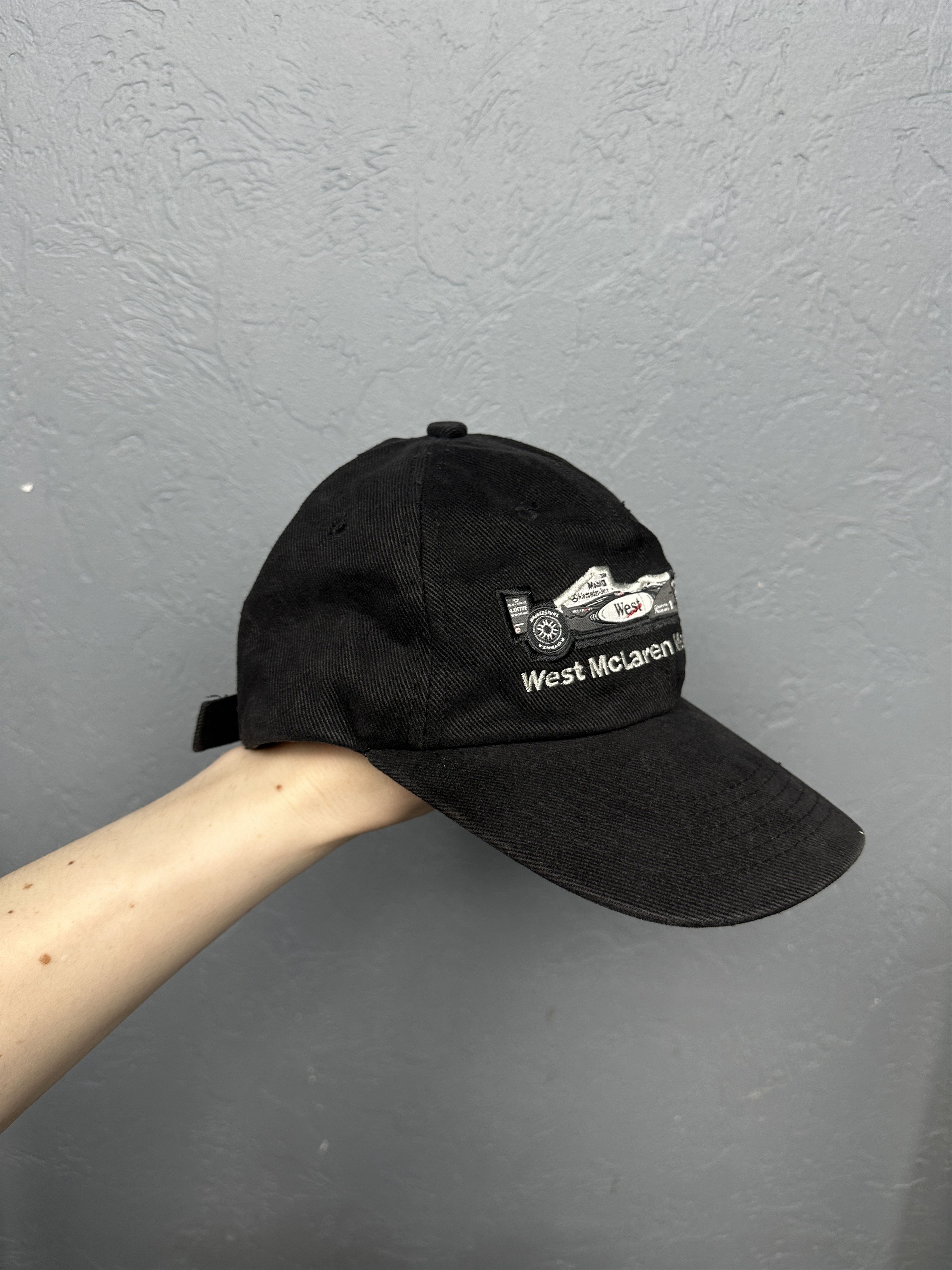 Mercedes-Benz West McLaren Mercedes Formula 1 Vintage Cap Hat Embroidered Size ONE SIZE - 5 Thumbnail