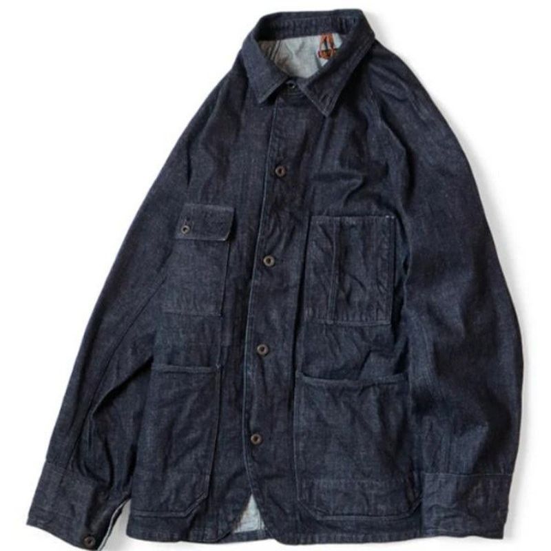 Kapital Kapital 12oz Denim Cactus Coverall (Black Thread ver) Size US L / EU 52-54 / 3 - 2 Thumbnail