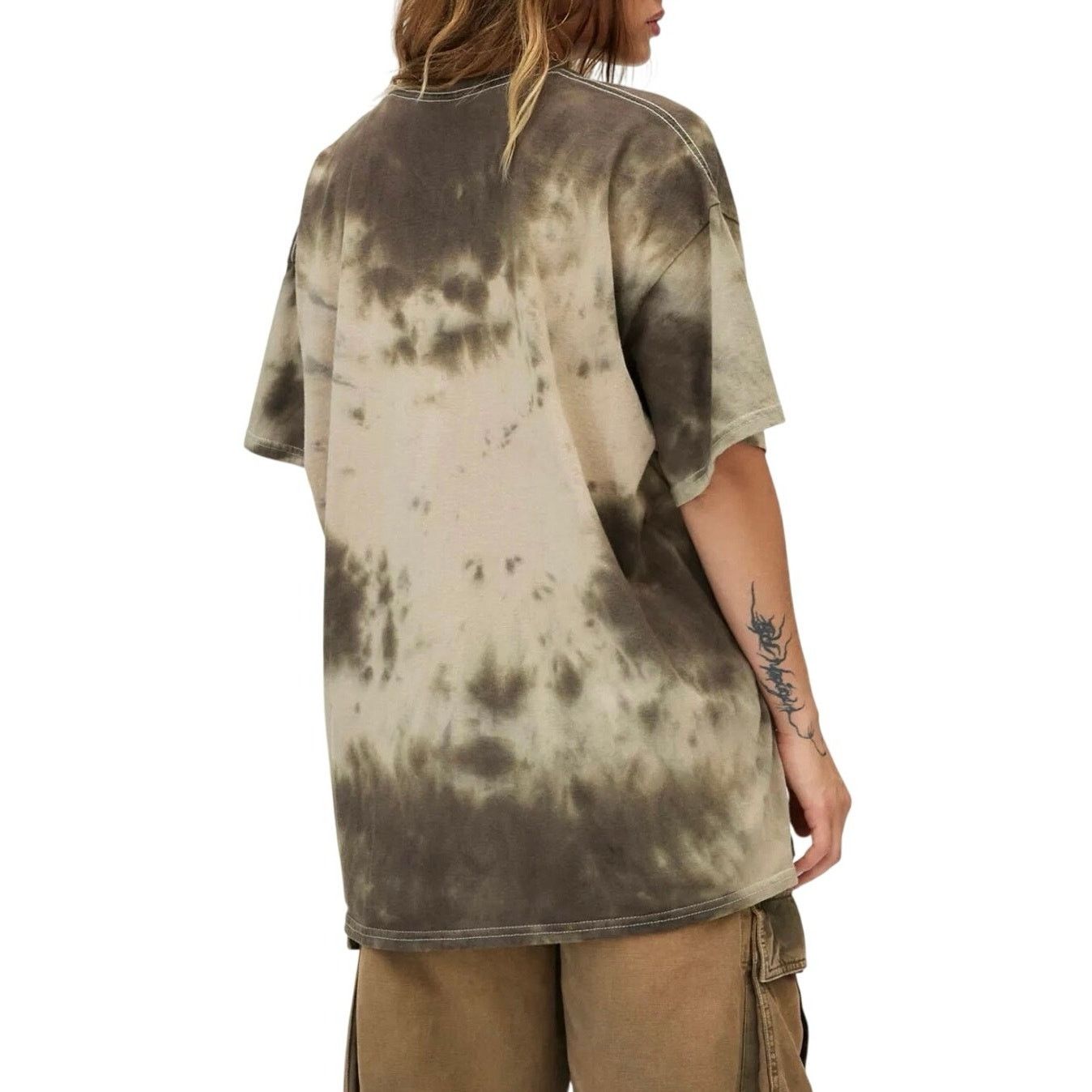 Urban Outfitters Iggy Pop Graphic Tie Dye T-Shirt Dress Size S/M Size ONE SIZE - 2 Thumbnail
