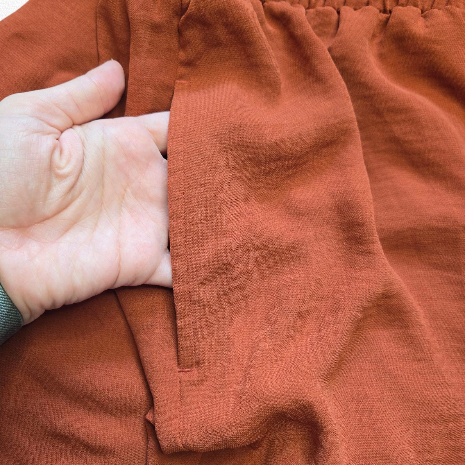 Other Rusty Orange High Rise Paperbag 7 Inch Shorts Size Medium Size 32" / US 10 / IT 46 - 10 Thumbnail
