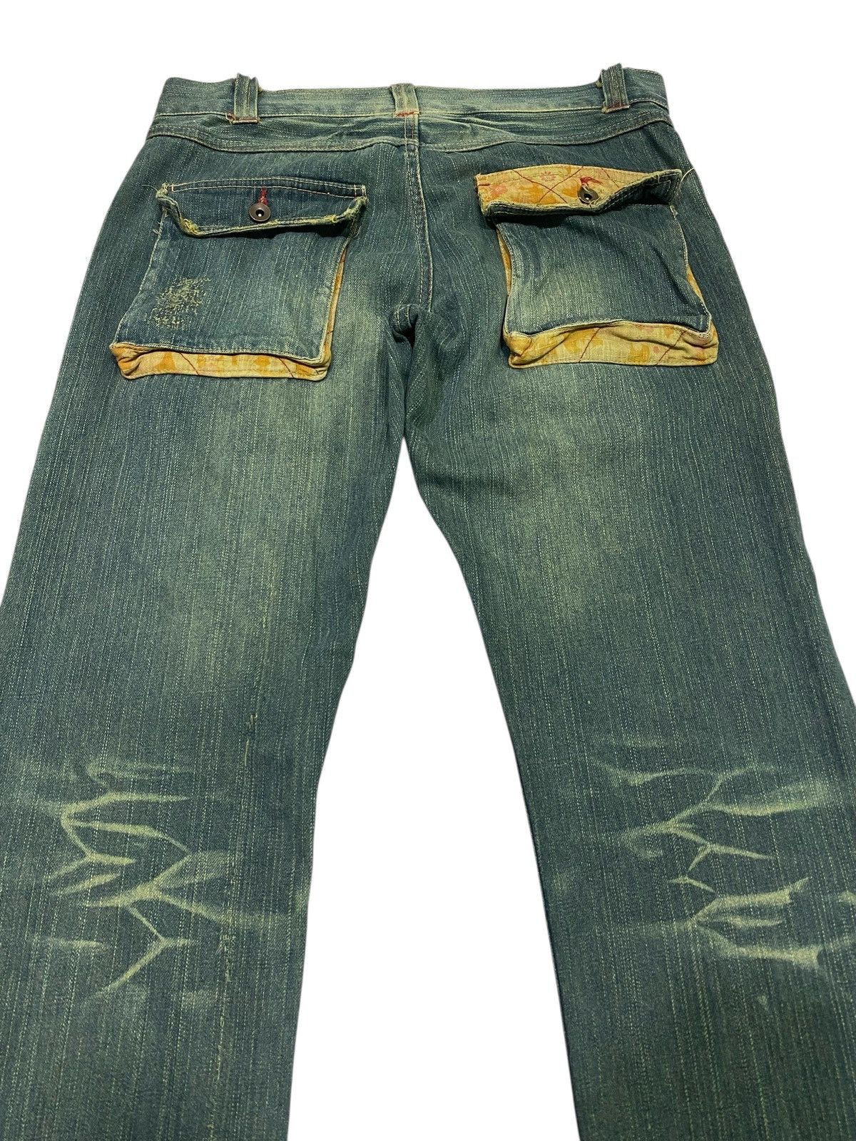 Kapital Japanese brand X Gumu International flare jeans Size US 34 / EU 50 - 4 Thumbnail
