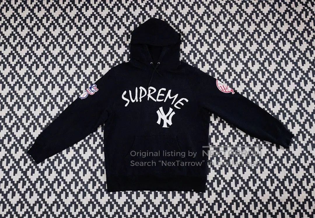 Supreme supreme x yankees hooded sweatshirt. Size US L / EU 52-54 / 3 - 2 Thumbnail