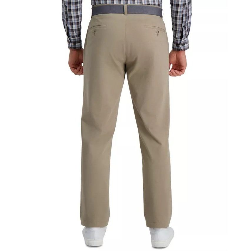 Haggar Haggar Men's Medium Khaki Soft Chino Dress Pants Size 36x32 Size US 36 / EU 52 - 2 Thumbnail