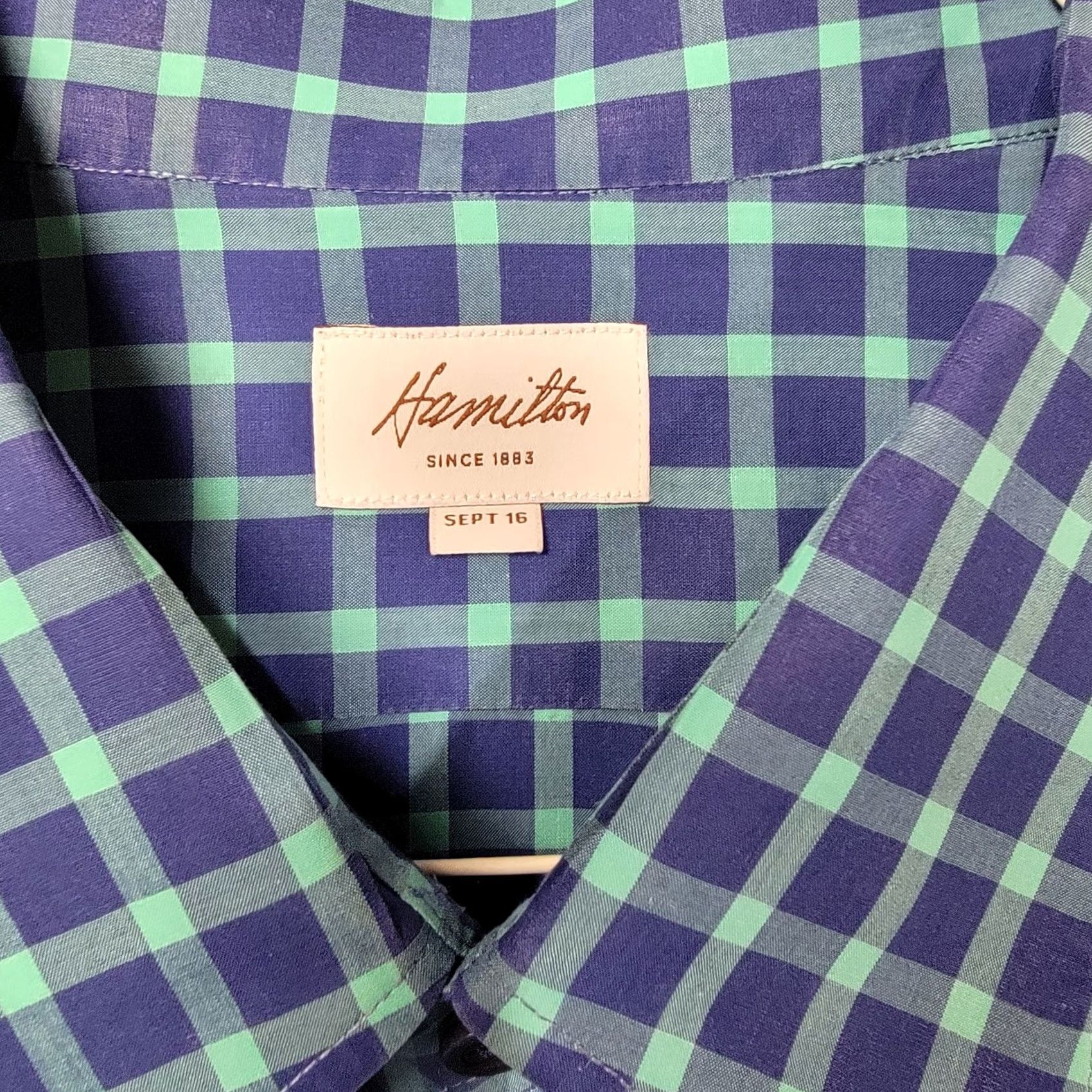 Hamilton Hamilton Shirt Co Button Shirt Mens 3XL check Long Sleeve dress Casual Shirt Size US XXL / EU 58 / 5 - 2 Thumbnail
