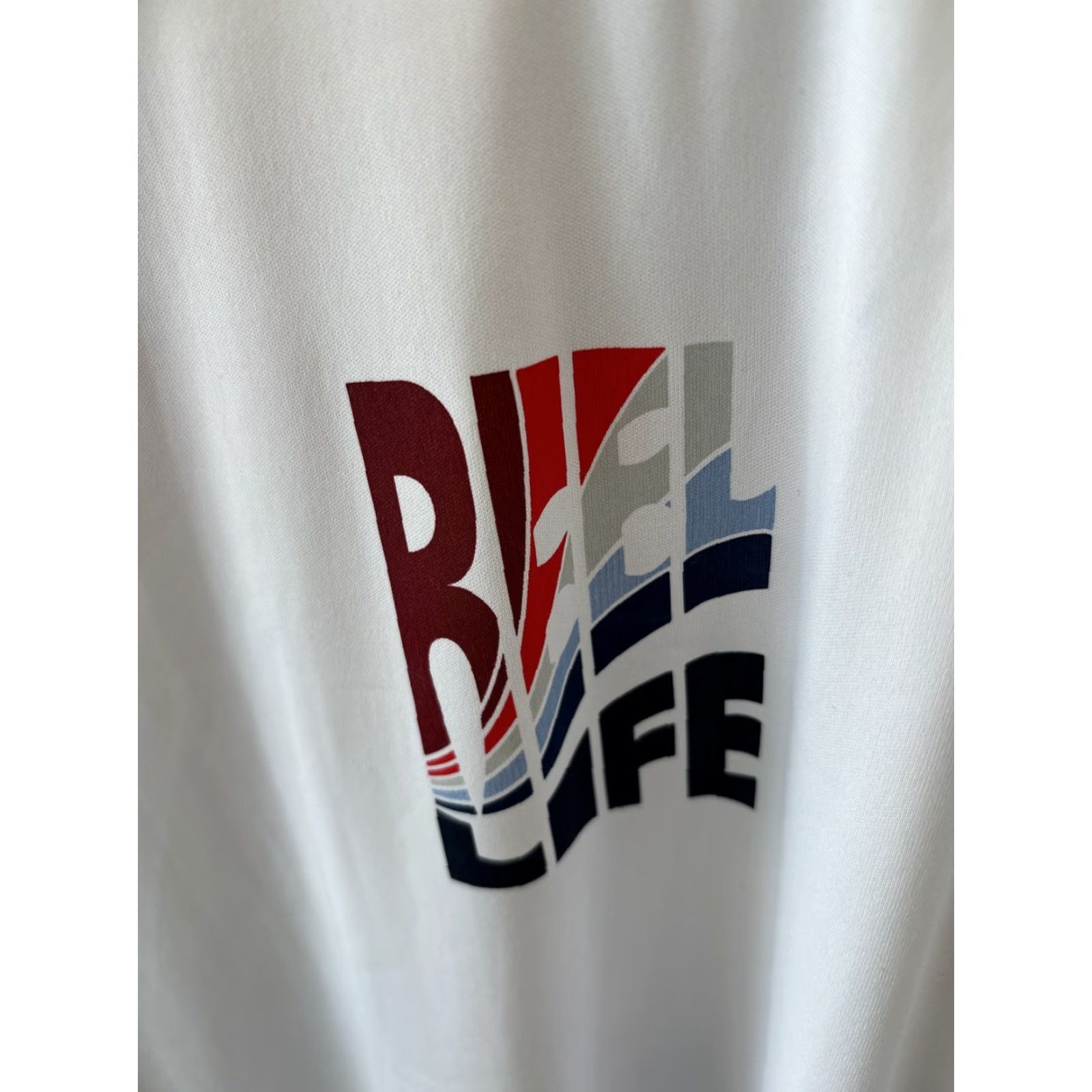 Alife Reel Life Rash Guard Shirt XL White Men Long Sleeve UV Sun Swim Tee Beach Surfing Recreation Size US XL / EU 56 / 4 - 3 Thumbnail