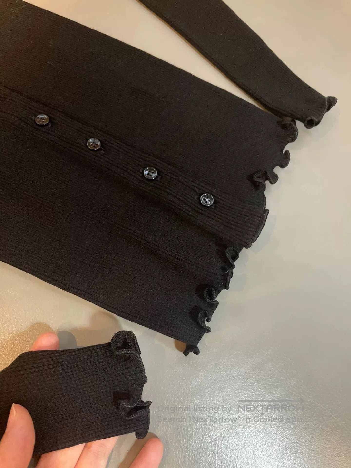 Saint Laurent Paris Saint Laurent Knit Lace Cardigan. Size XS / US 0-2 / IT 36-38 - 4 Thumbnail