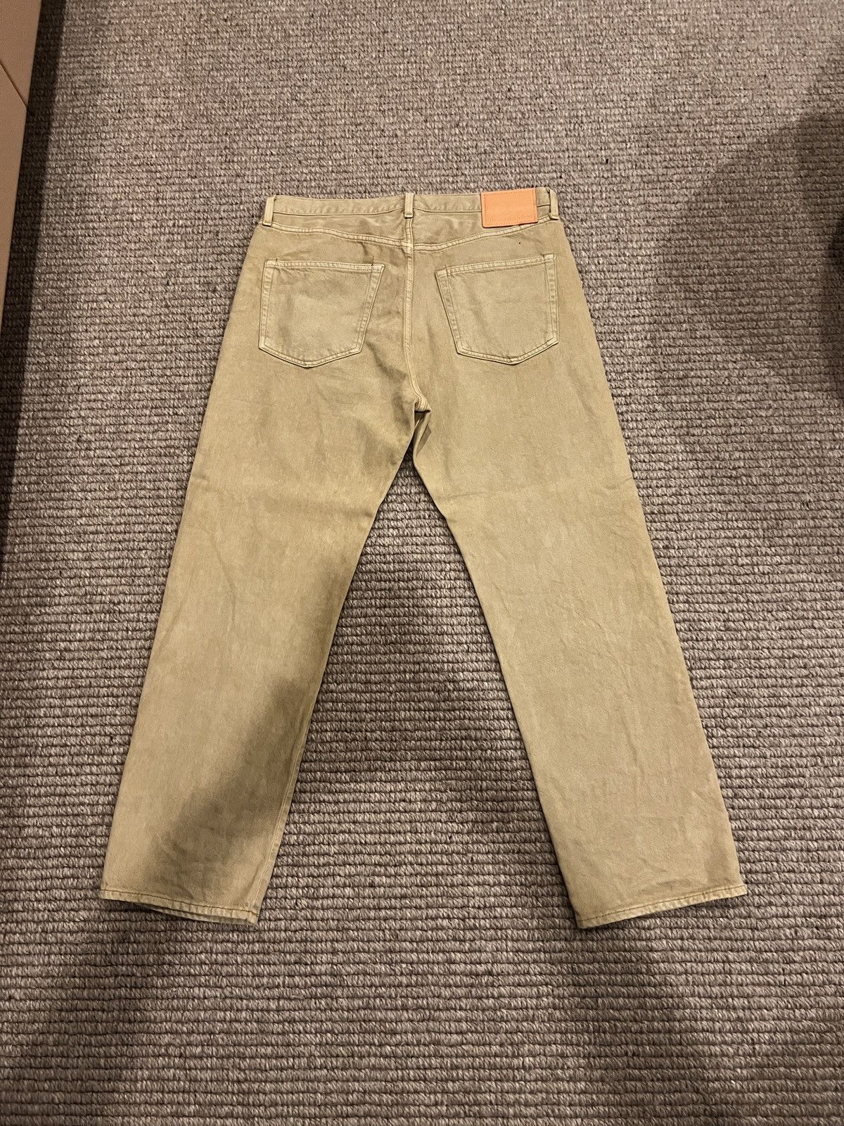 Acne Studios Acne studios cream yellow wash denim Size US 32 / EU 48 - 2 Thumbnail