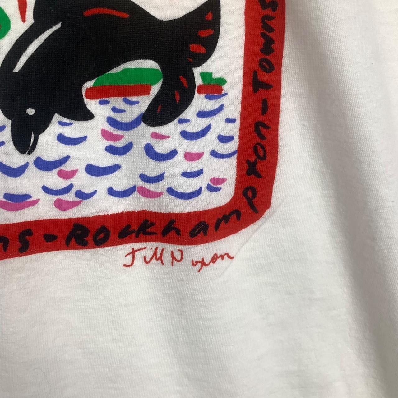 Vintage Vintage 90’ AUSTRALIA QUEENSLAND Illustration Artist Tee Size L / US 10 / IT 46 - 6 Thumbnail