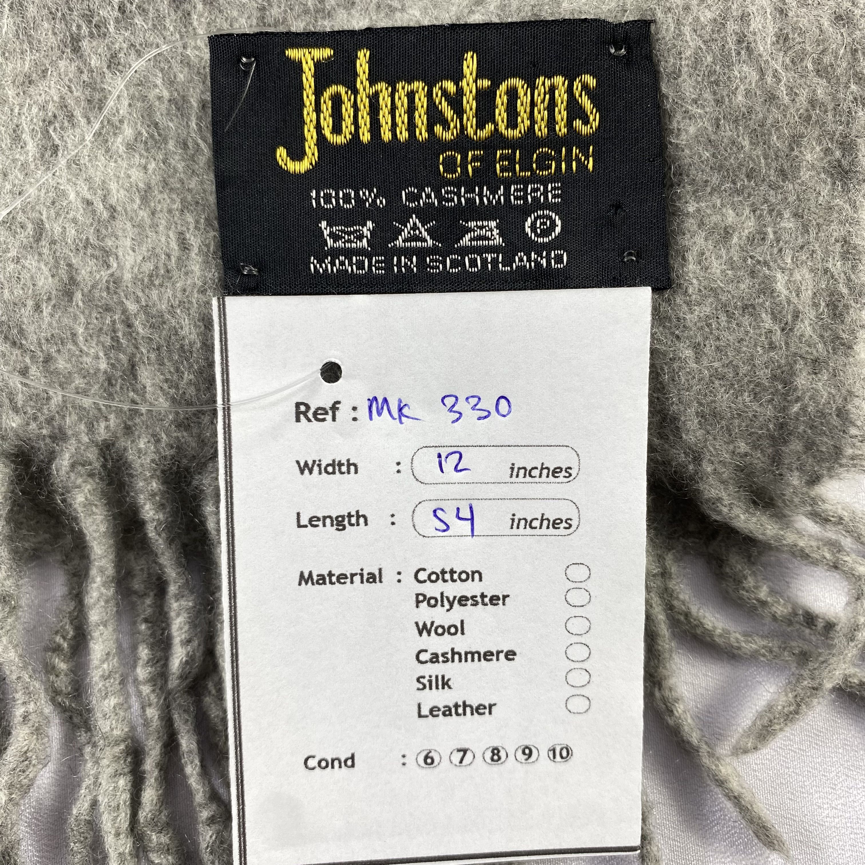Johnstons Of Elgin Johnstons Of Elgin Plain Scarf Neck Wrap Cashmere Muffler Size ONE SIZE - 8 Thumbnail