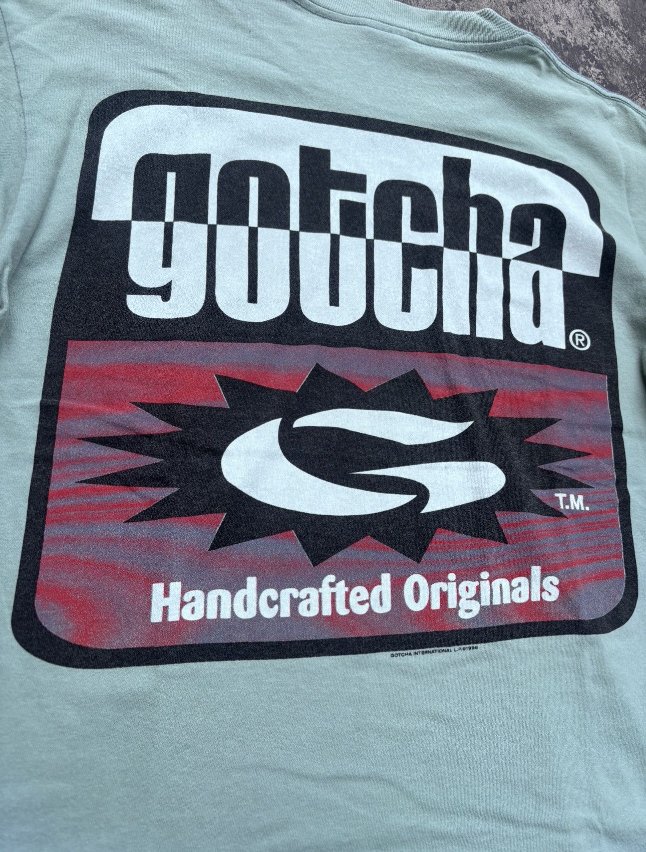 Gotcha Gotcha 1996 vintage surftee Size US L / EU 52-54 / 3 - 1 Thumbnail