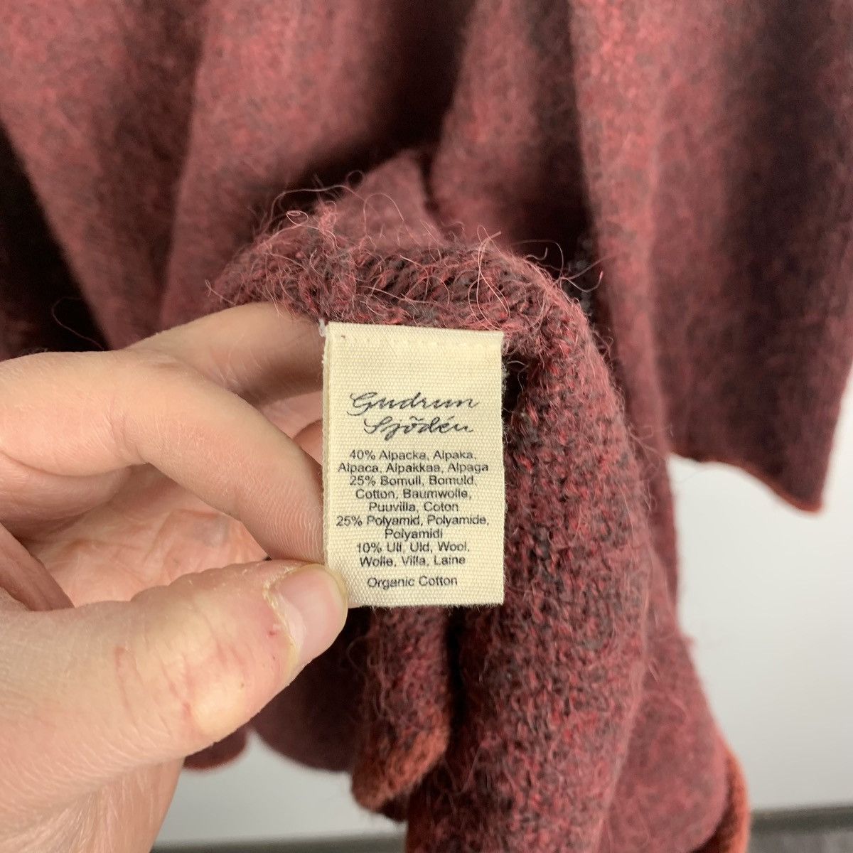 Gudrun Sjoden Gudrun Sjoden Knit Wool Open Cardigan Red Size M Size M / US 6-8 / IT 42-44 - 16 Thumbnail