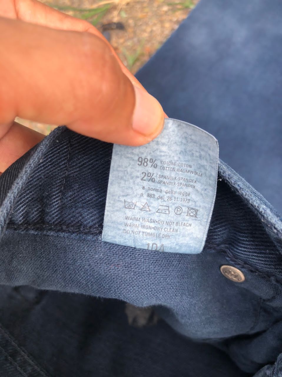 Versace Jeans Couture × Vintage Vintage Versace Jeans Couture Blue Denim Jeans Size US 29 - 5 Thumbnail