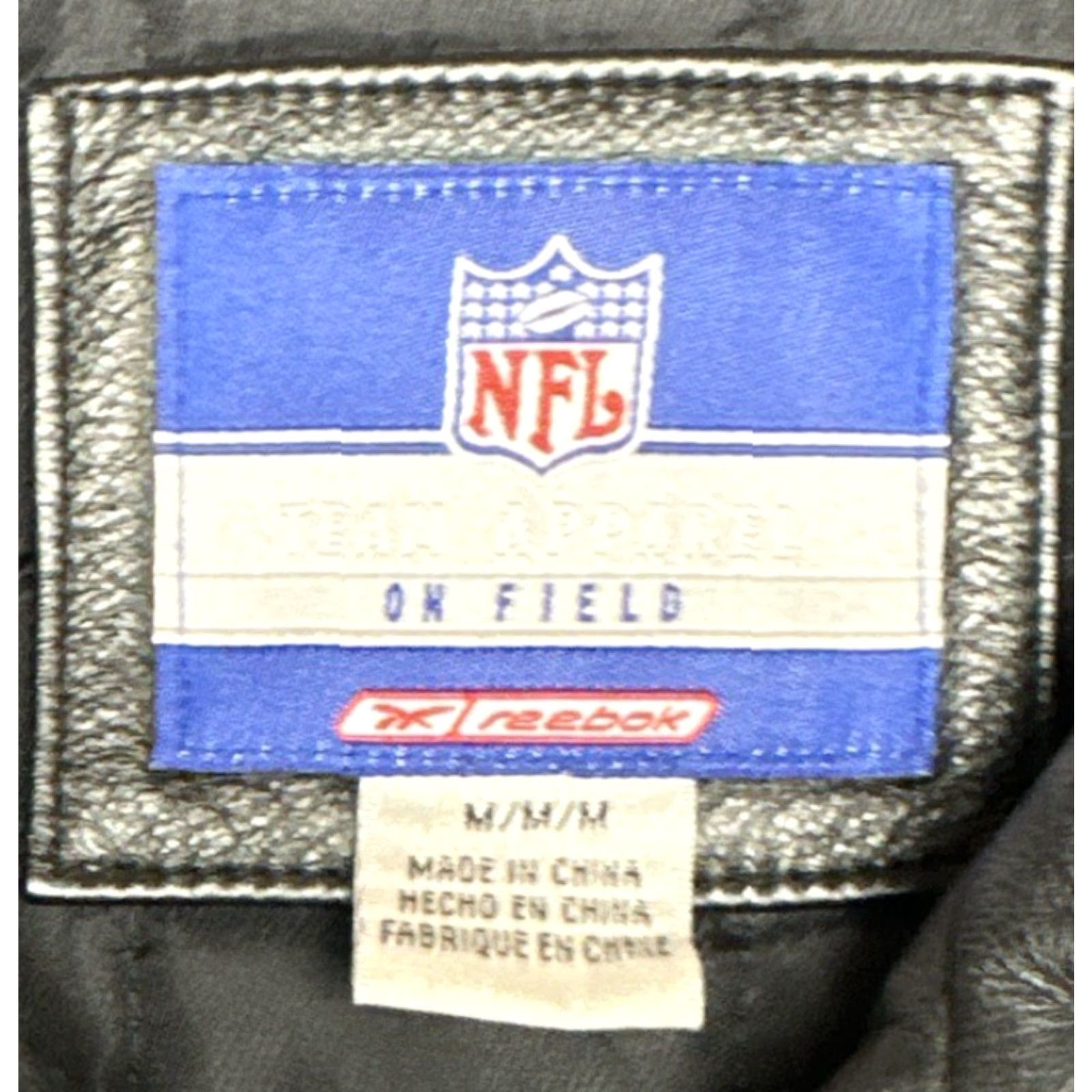 Reebok VINTAGE Los Angeles Rams Reebok Coat Jacket NFL Mens Size M Black Leather Bomber Lined Zip Size US M / EU 48-50 / 2 - 3 Thumbnail