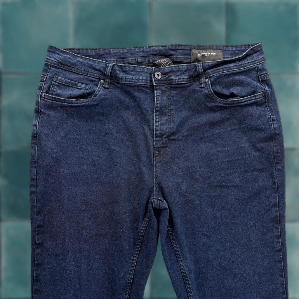 Denime The Perfect Jean NYC Skinny Jeans Mens 42x32 Blue Dark Wash Stretch Denim Casual Jeans Skinny Mens 42 Blue Dark Wash Denim Casual Size US 42 / EU 58 - 1 Thumbnail