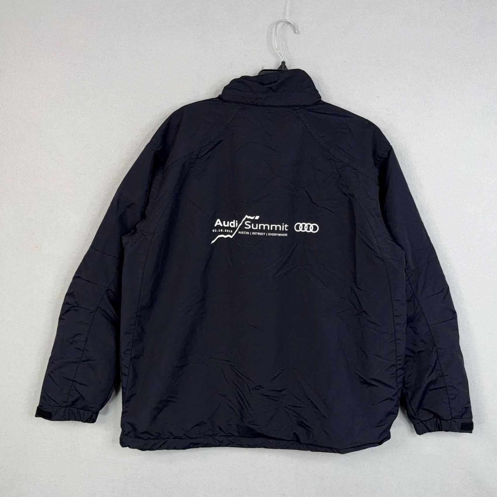 Port Authority Port Authority Audi Summit Logo Windbreaker Jacket Mens Large Black Size US L / EU 52-54 / 3 - 2 Thumbnail