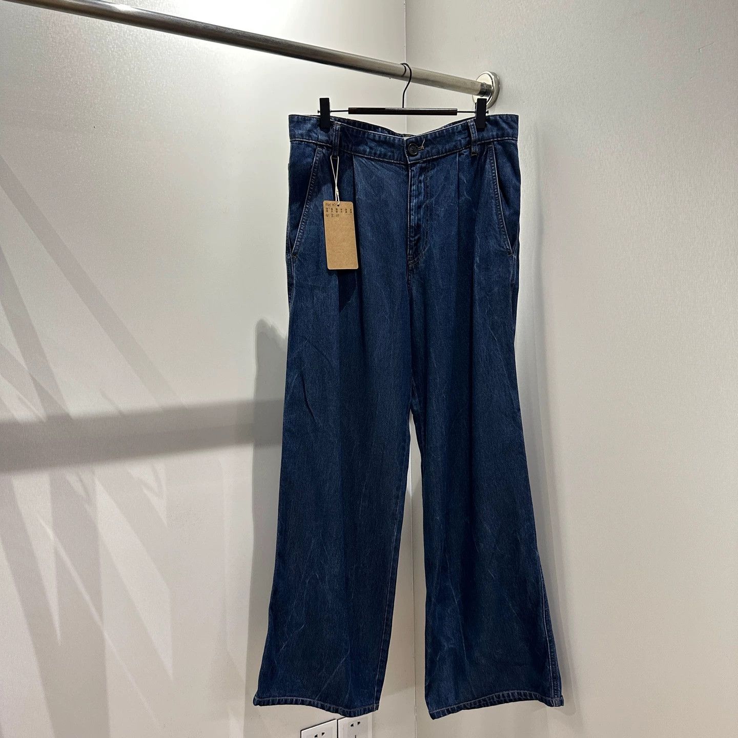 Miu Miu MIU MIU may451 logo embroidery denim pants 40 Size 27" / US 4 / IT 40 - 2 Thumbnail