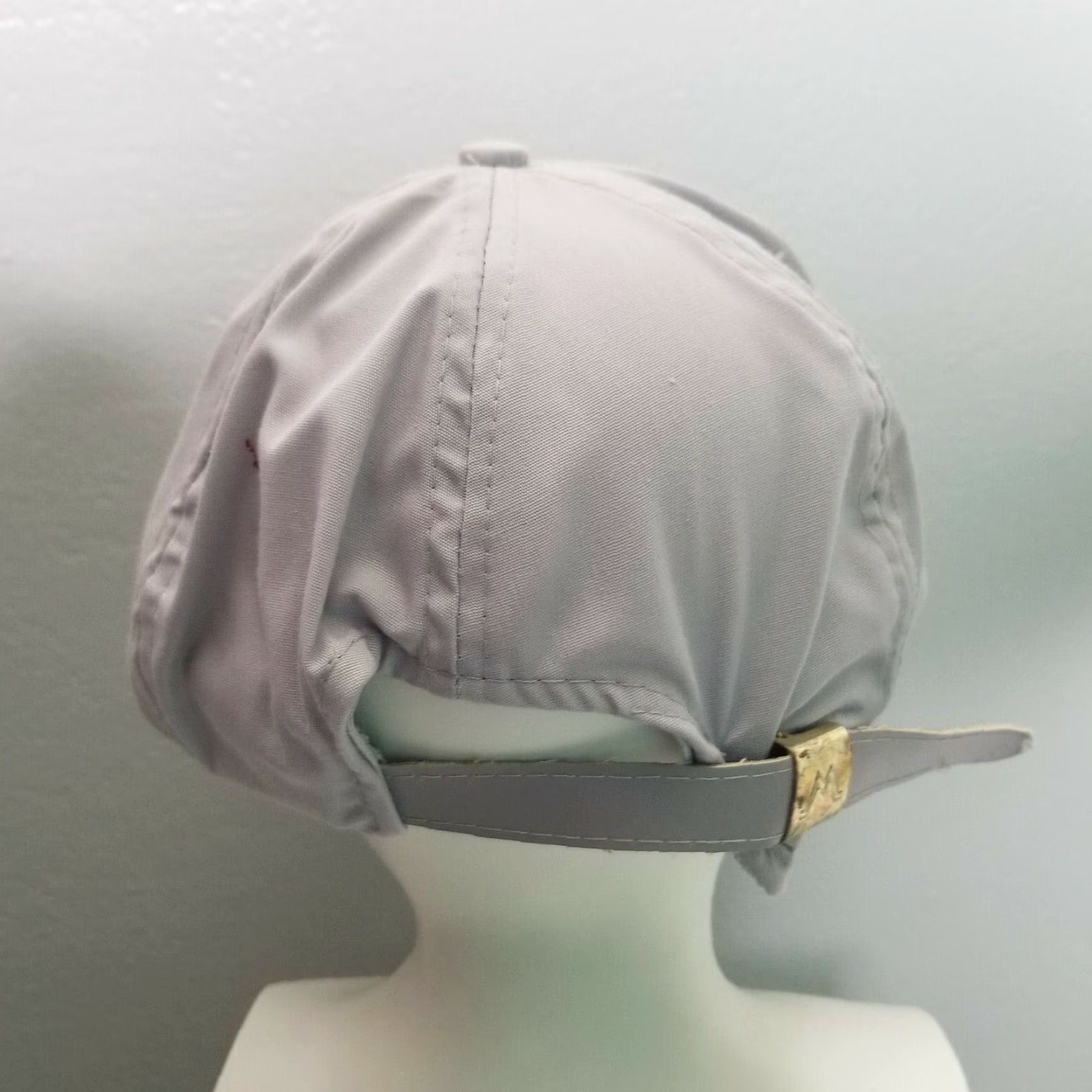 Vintage VINTAGE Strickland Steel Erection Service Company Hat Dad Cap Gray Adjustable Trucker Hat Mens FL Dad Cap Size ONE SIZE - 3 Thumbnail