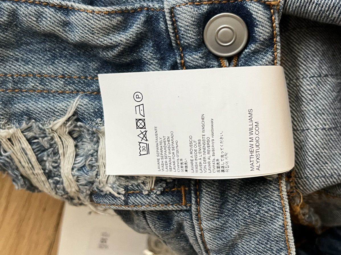 1017 ALYX 9SM × Blackmeans 1017 ALYX 9SM distressed straight-leg jeans Size US 32 / EU 48 - 7 Thumbnail