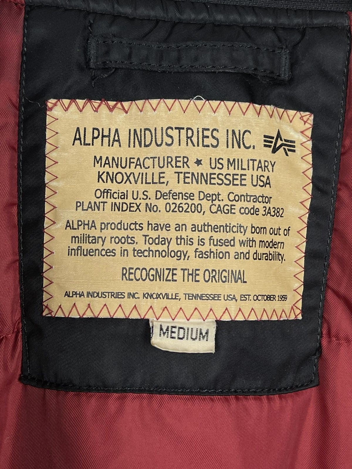 Alpha Industries × Vintage Alpha Industries MA-1 Bomber Jacket Men’s Size M Size US M / EU 48-50 / 2 - 11 Thumbnail