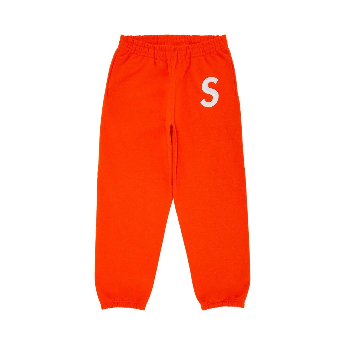 Supreme Supreme S Logo Sweatpant 'Bright Orange' Size US 30 / EU 46 - 1 Thumbnail