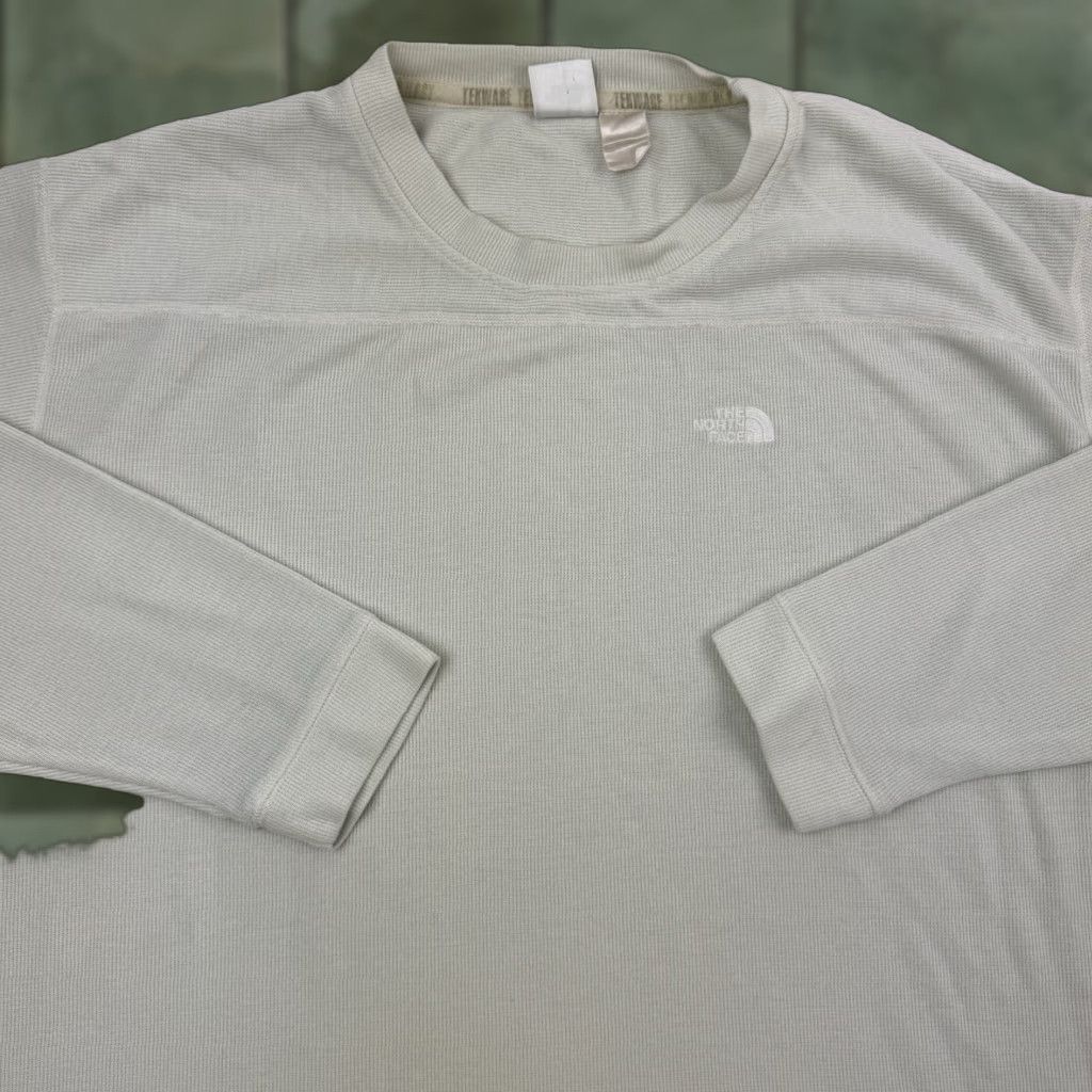 The North Face VINTAGE The North Face Sweatshirt Adult XL Long Sleeve Hiking Outdoor Ivory Mens Size US XL / EU 56 / 4 - 1 Thumbnail